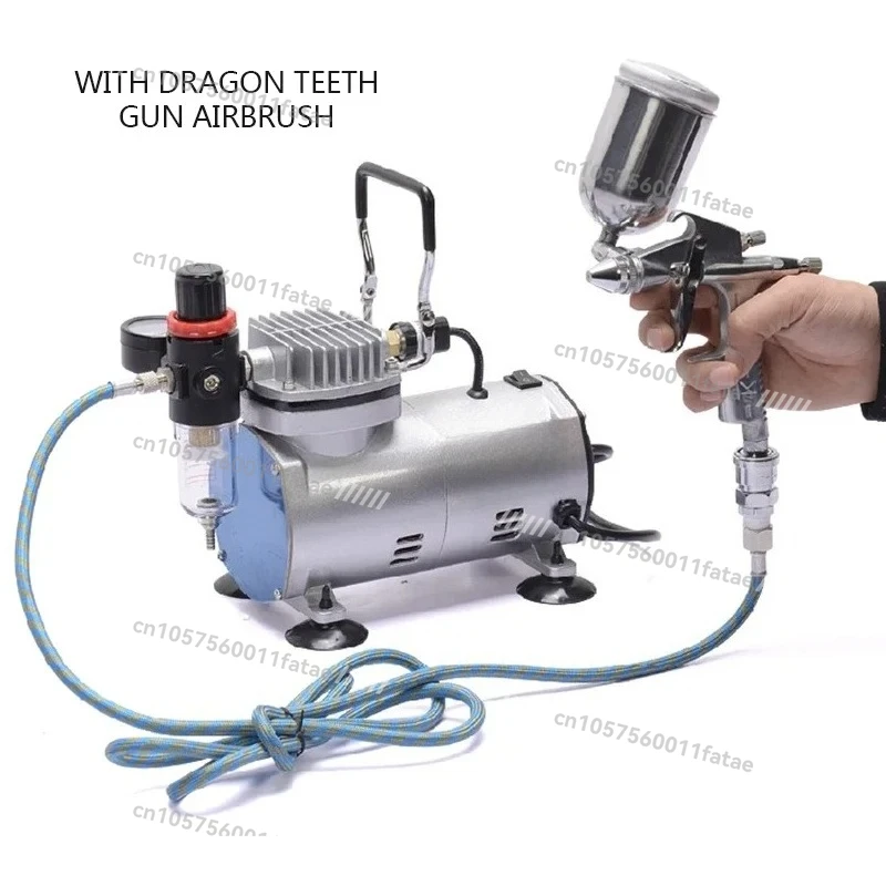 

Mini Air Compressor，220V Ultra Quiet Oil-free Vacuum Pump Fully Enclosed Jet Pump Air Compressor Tool
