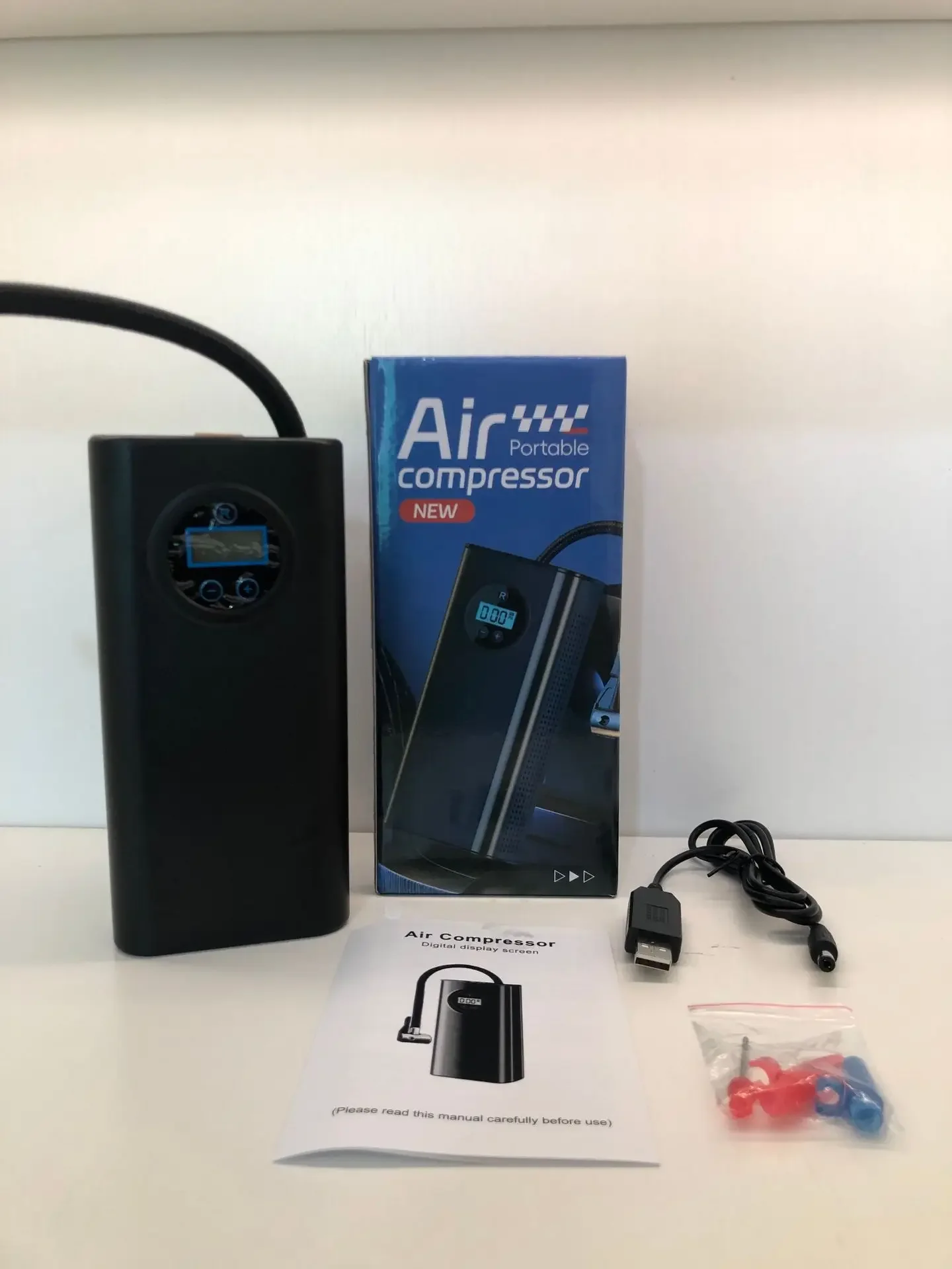 Car Mounted Inflation Pump, Motorcycle Inflation Pump, Portable Tire Inflation Pump, Wireless Electric Vehicle Inflation Pump - Image 4