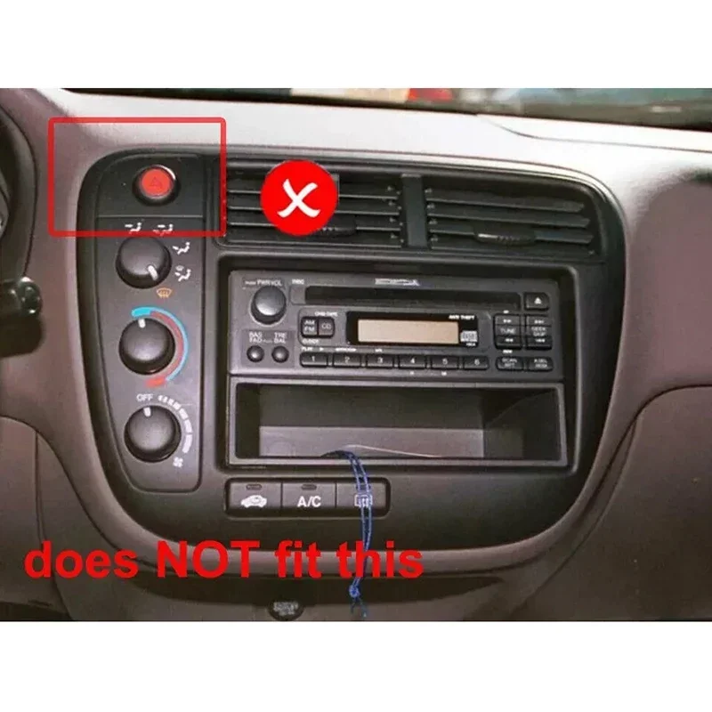 4-64GB For Honda Civic 2001-2005 Apple CarPlay Android 13 Auto Car Stereo Radio FM AM BT Head Unit