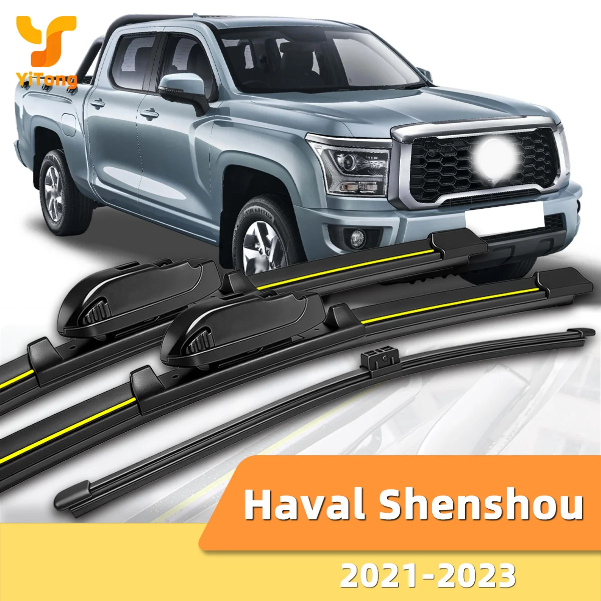 

Suitable For Great Wall / GWM Haval Shenshou 2021-2023 Front And Rear Windshield Wipers Durable Accessories For Car Windshields