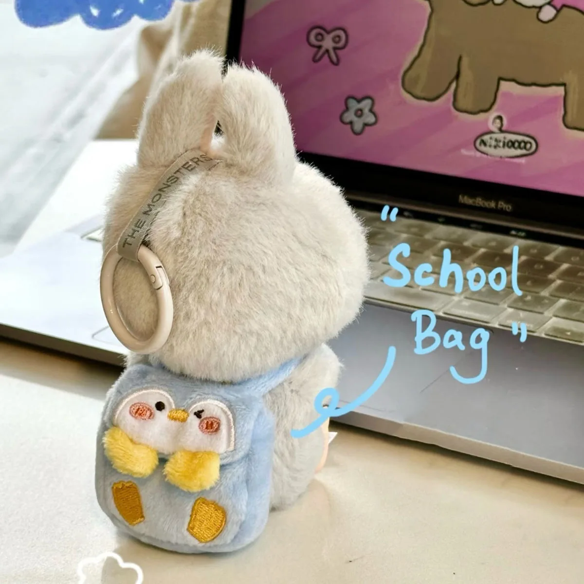 حقيبة ظهر عصرية مع ملحقات دمية القميص لملابس الظهر Labubu DIY إكسسوارات ملابس الدمى