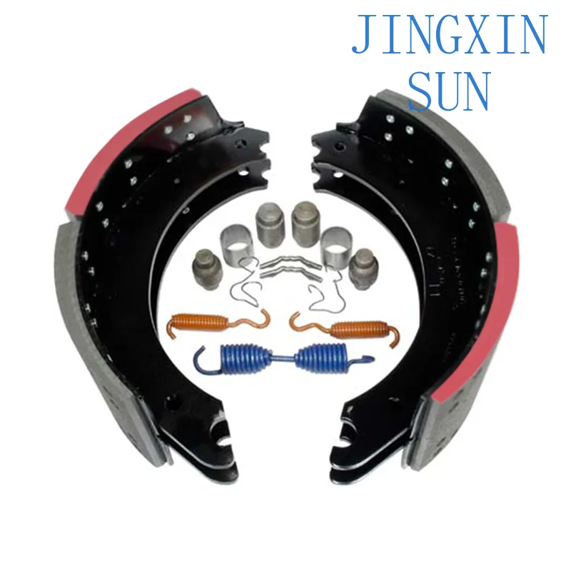 Braking System Professional Semi Trailer Customized 20k 23k 24k Durable 4707 4709 4711 4720 Heavy Duty Truck Brake Shoes