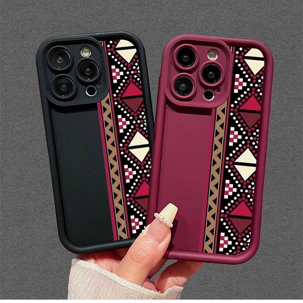 Ethnic Fashion Logo - Ethnic style phone case suitable for