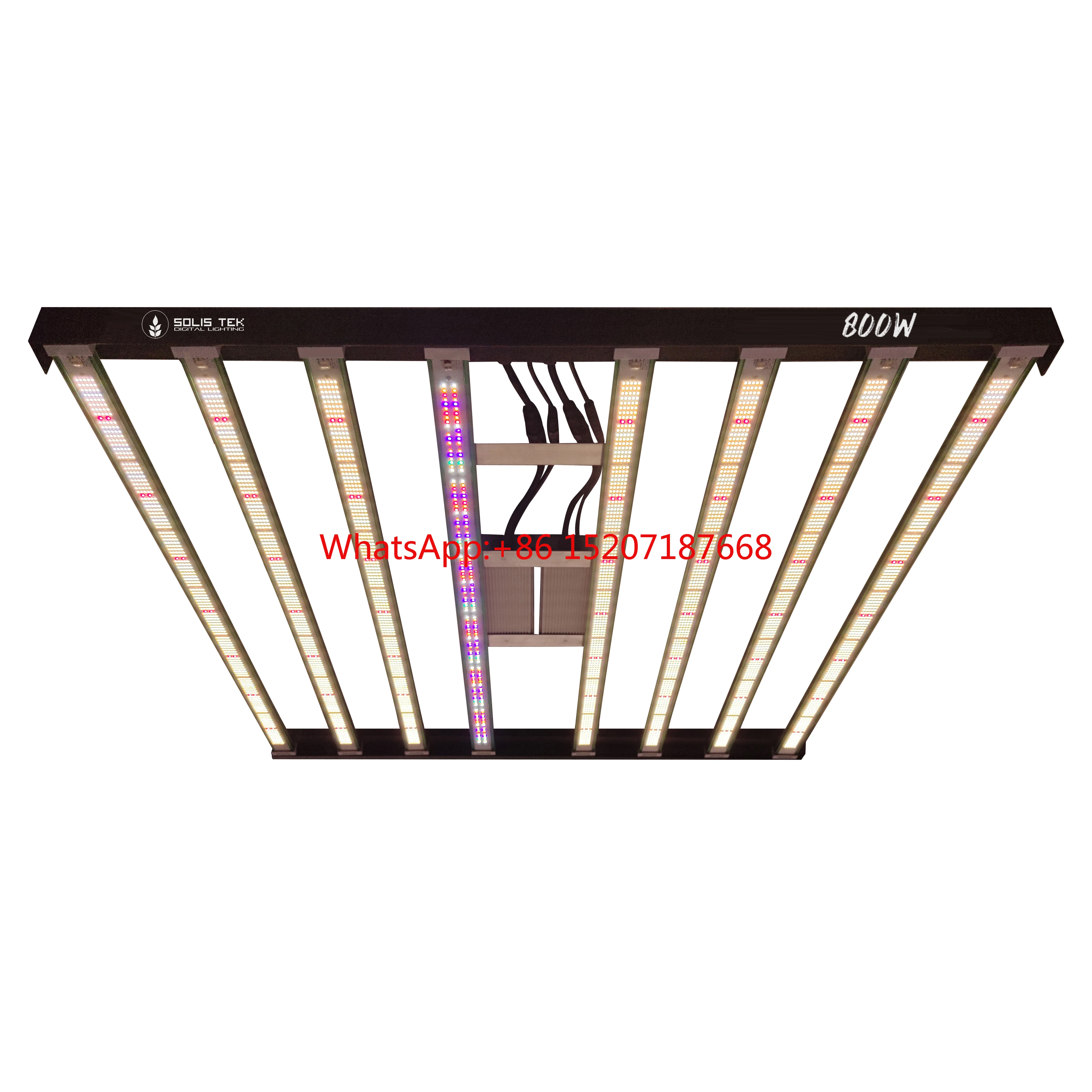 

Customized Indoor Garden 800w 8 Bar Led Full Spectrum 800w Folding Plant Led Grow Light with UV IR