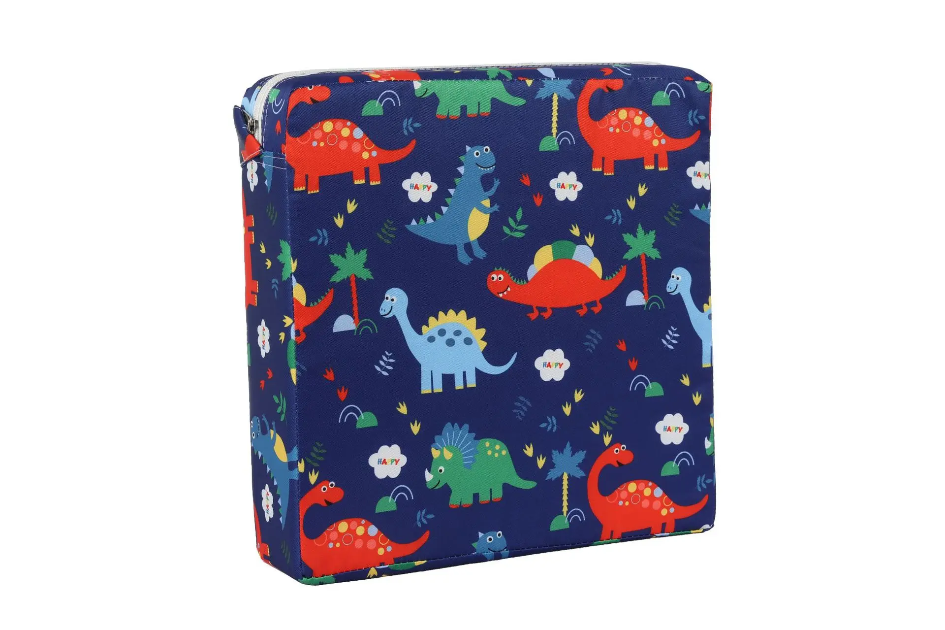 Children's Dining Chair Booster Seat Cushion School Student Seat Cushion Adjustable Dinosaur Elephant Household Dinner Cushion