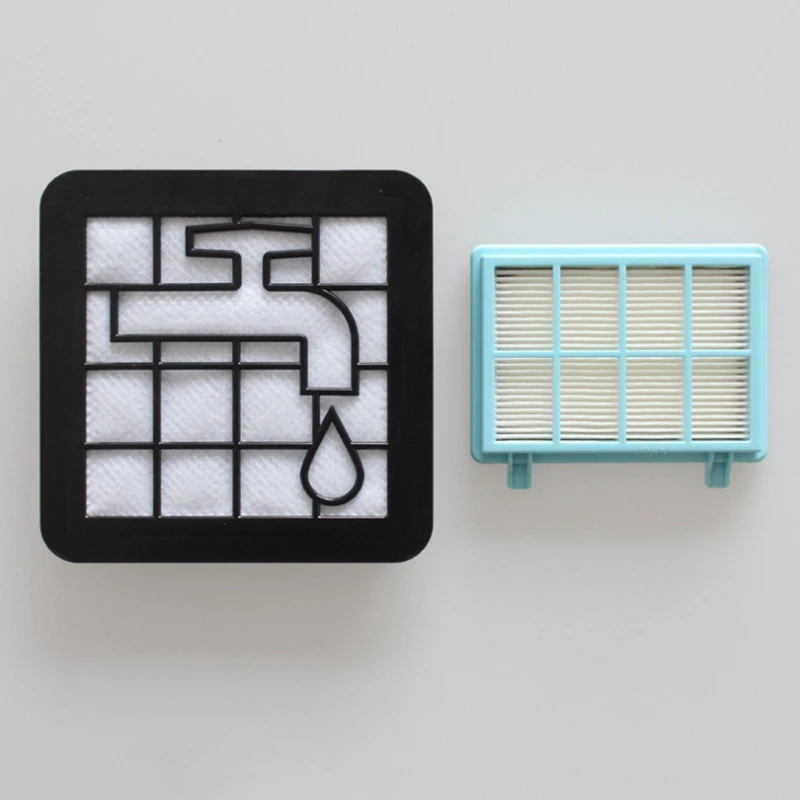 -A90P Washable Motor Foam Filter Kit For  Power Pro Compact FC9331/09 FC9332/09 FC8010/01 Vacuum Cleaner Parts FC8010