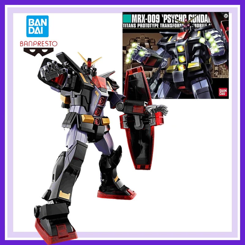 Original Brand New New Product Bandai Banpresto Hguc 049 1/144 Mrx-009 Psyco Gundam Plastic Model Kit Movable Figure Toy Gift