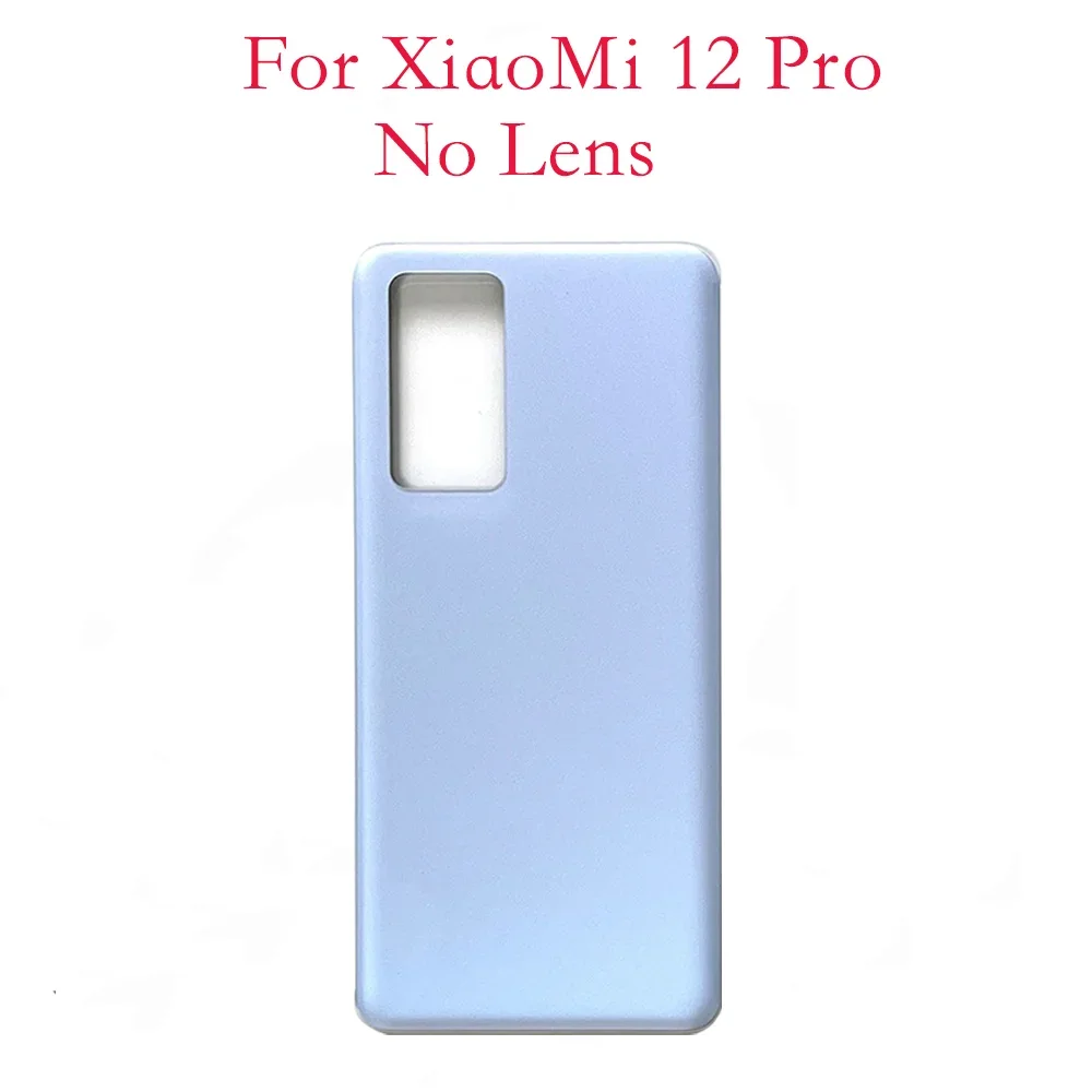 Battery Cover Door Back Housing For Xiaomi Mi 12 Pro Glass Lid Rear Mi12 Pro 2201122C 2201122G With Camera Frame Lens