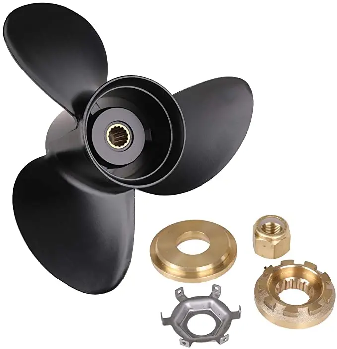 

10.3 X 13 Outboard Aluminum Propeller OEM Number 778863 Fit For Evinrude&Johnson 15-35HP