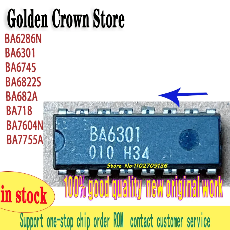 BA6286N BA6301 BA6745 BA6822S BA682A BA718 BA7604N BA7755A 5 ~ 10 unids/lote