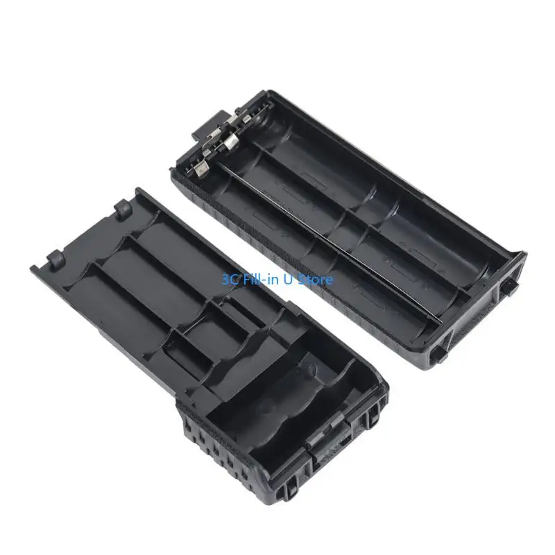 

G8TA Walkie-Talkie Battery Case 6xAA Shell Universal Fit for UV-5R DM-5R-Plus TH-F8D