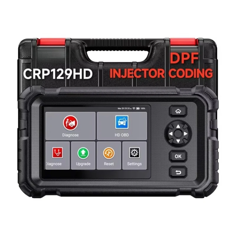 

CRP129 HD Elite 24V Heavy Duty Truck OBD2 Scanner All Systems Diagnostic Tool Including 7 Services Oil Speed Limit