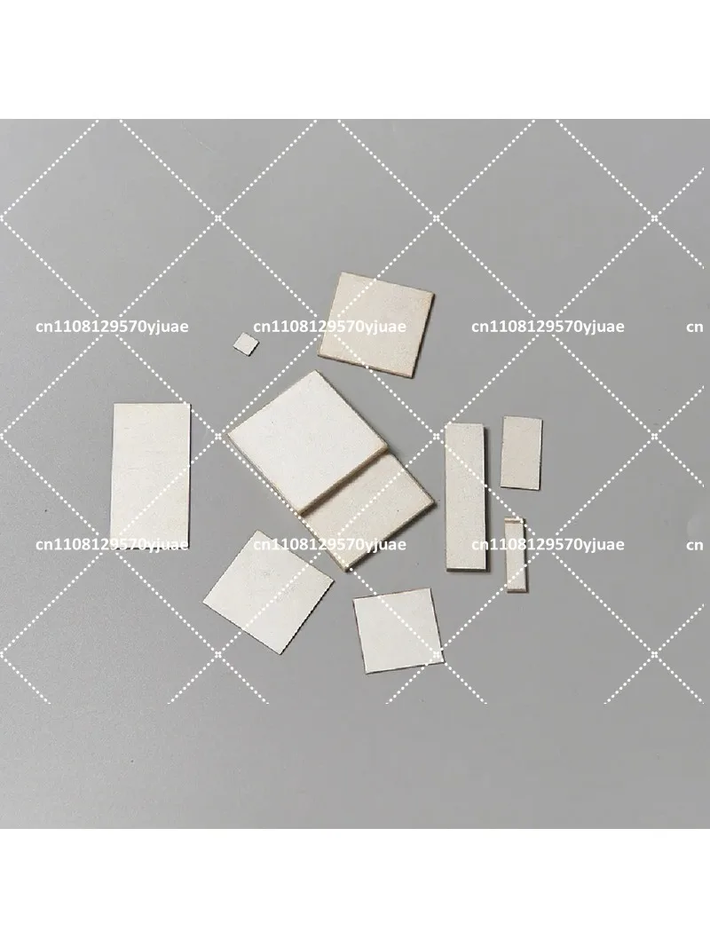 Ultrasonic Piezoelectric Ceramic Plate Square Sensor Transducers Chip Ultra Thin High Frequency