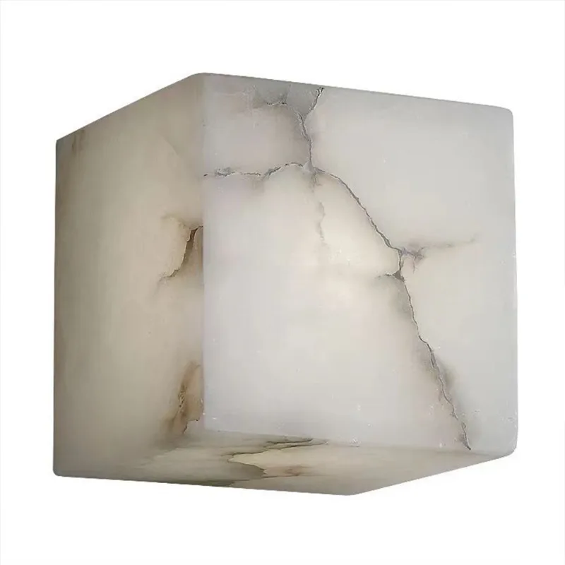

Nordic simple modern light luxury, marble living room background wall wall lamp, personalized creative aisle, corridor bedroom