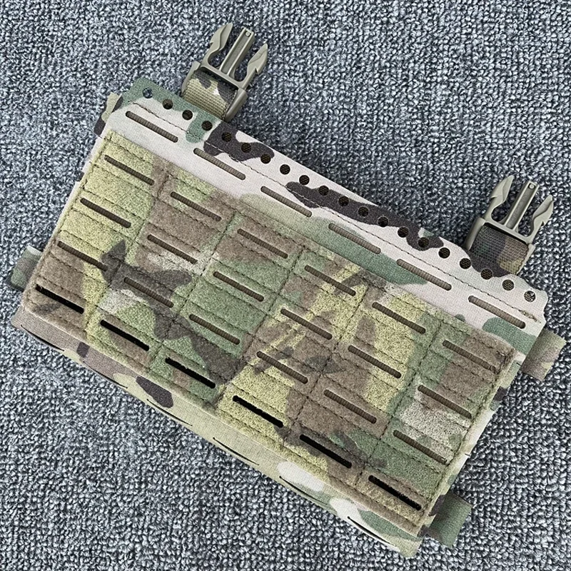 Tactical Chest Rig Pouch Airsoft MK5 Plate Carrier Laser Cutting Molle Bag Expansion Conversion SS Chest Hanging Pouch