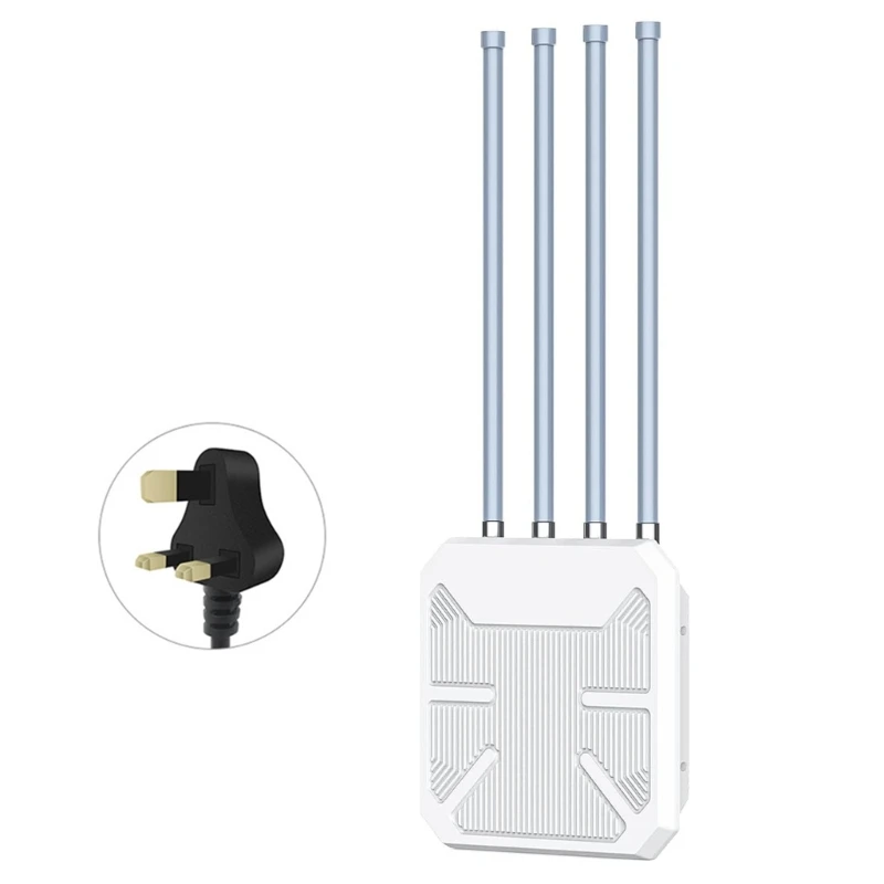 Outdoor Wifi6 Accessing Point AX1800 WIFI6 Router with Long Distanced and Easy Installation Waterproof 1800M Fast