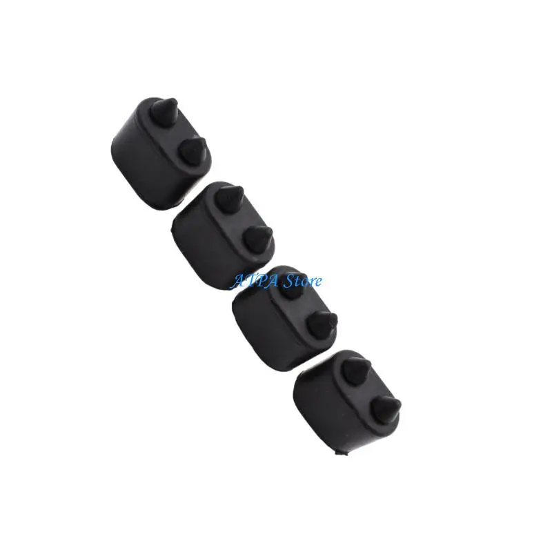 

U13C 4pcs Quick Installation Auto Door Hinge Pads Anti Vibration Plastic Accessories