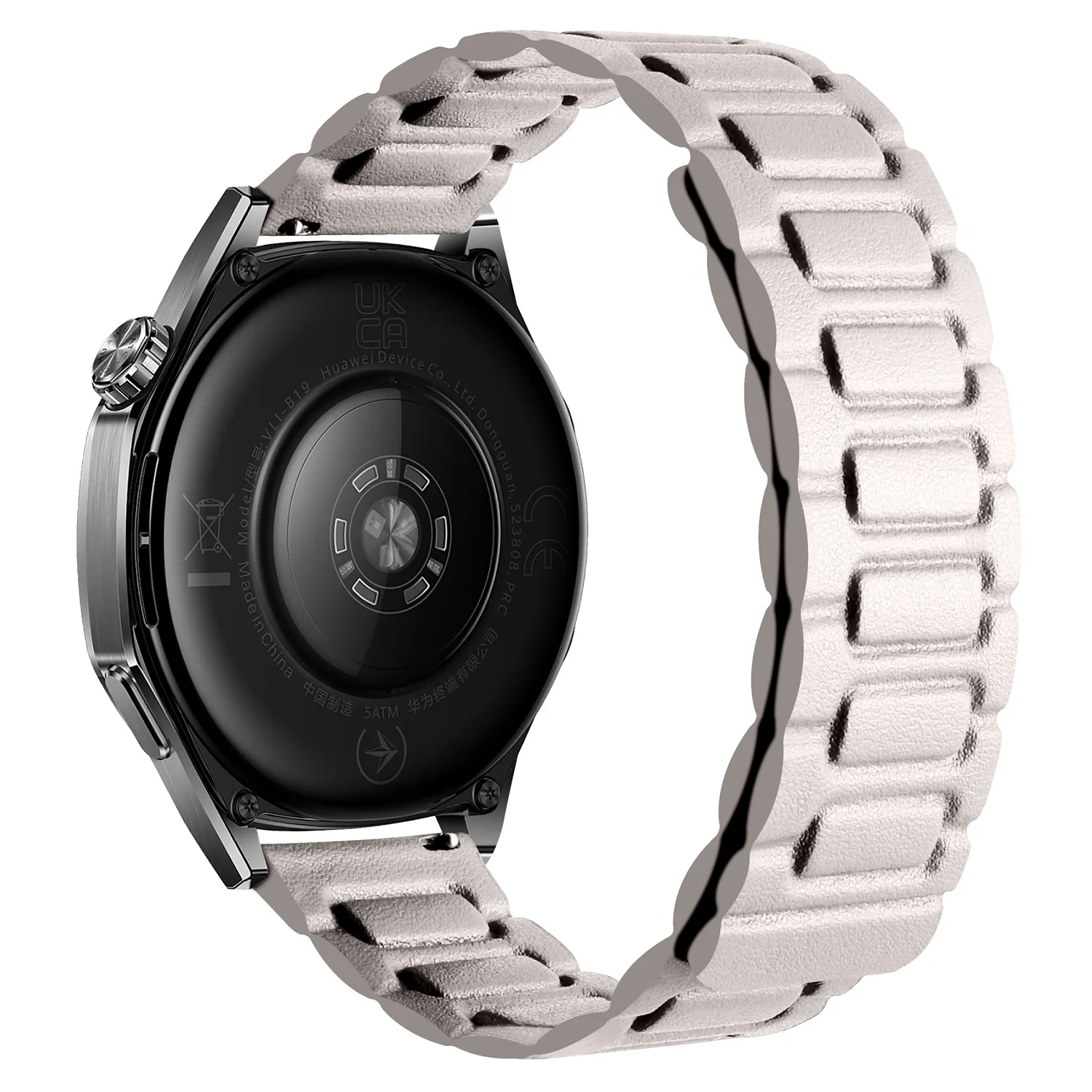 18/20/22mm Leather Strap For Garmin Venu 4 3 3s Sq 2 Plus/Vivoactive 6 5 4 Magnetic Bracelet for Garmin Forerunner 70 170 255S