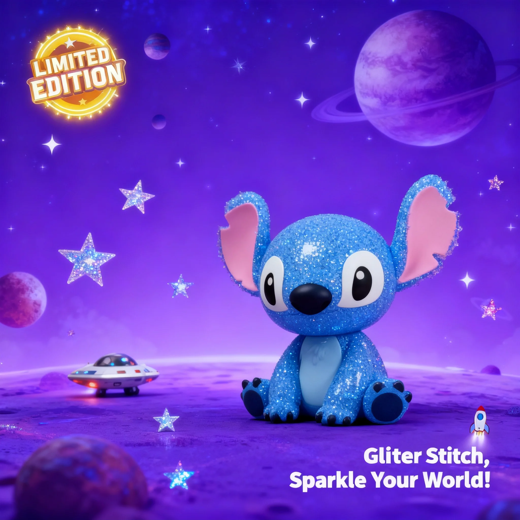 

Lilo Stitch 3D Particle Projection Night Light Kids Creative Cartoon Desk Lamp Bedroom Decor Childrens Gift For Reading