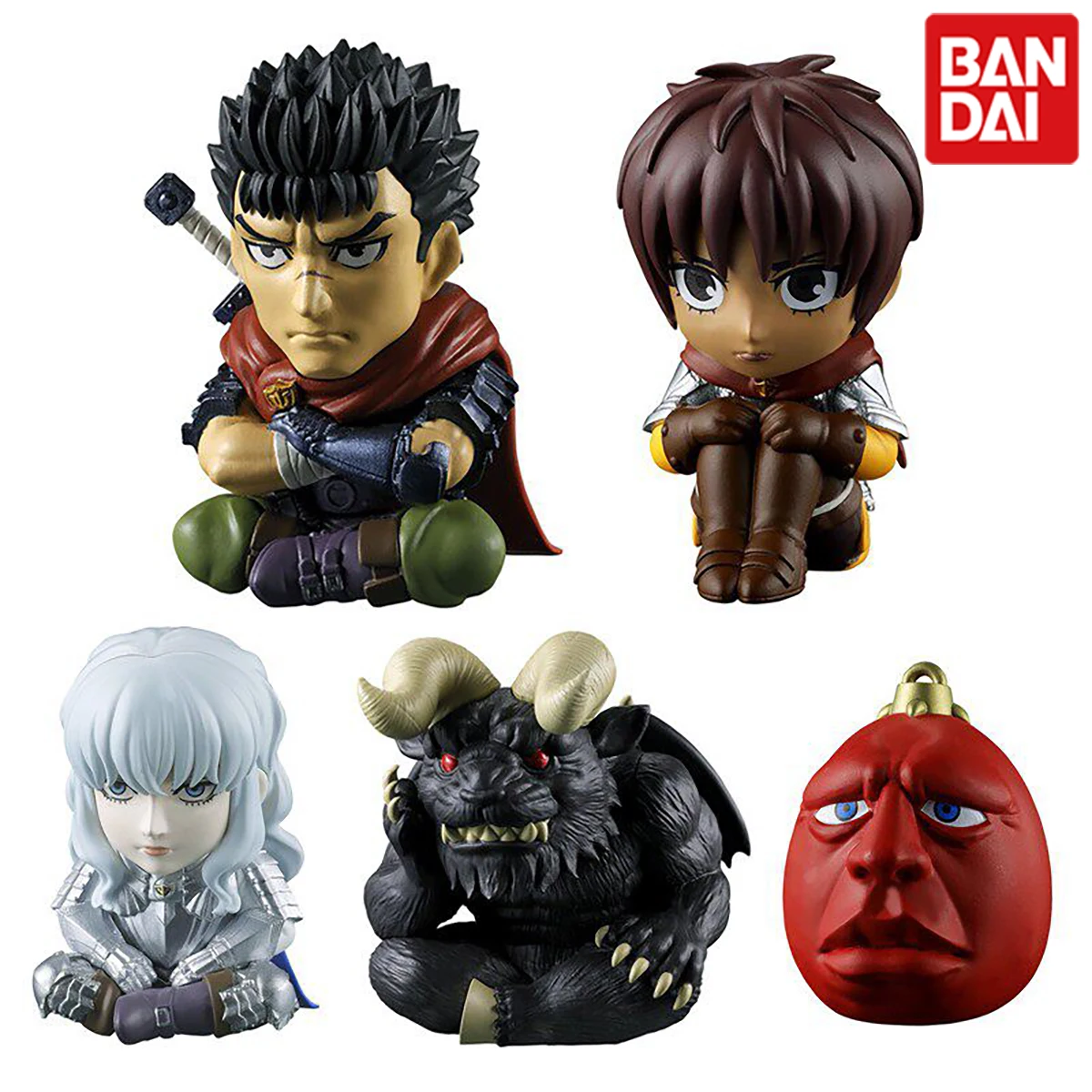 Figurines de collection d'anime Gashapon Machibouke Series Berserk The Golden Age Arc Guts Griffith Behelit, authentiques BANDAI