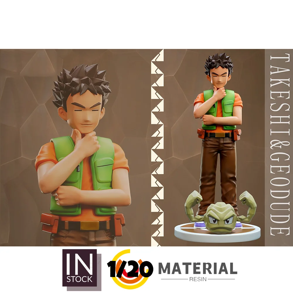 [In Stock] 1/20 Resin Figure [STS] - Brock & Geodude