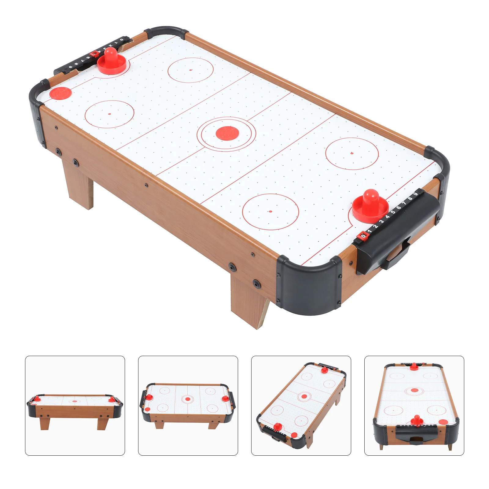 

Ice Hockey Table Mini Game Toy Wooden Tabletop Board Plaything Desktop School Group Creative