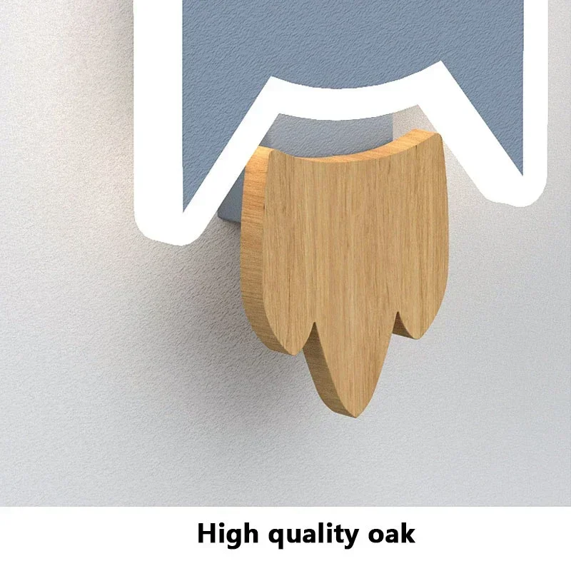 

LED Rocket Modern Wall Lamp Cute Cartoon Kids Bedroom Light Creative Indoor Sconces Decor Lighting for Children's Living Space