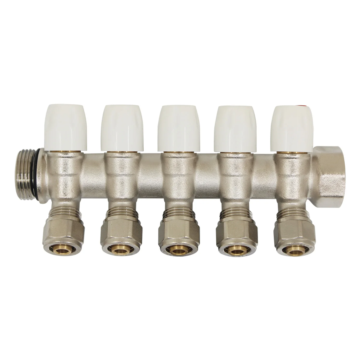 

DN25 1-дюймовые латунные водяные коллекторы для подогрева пола