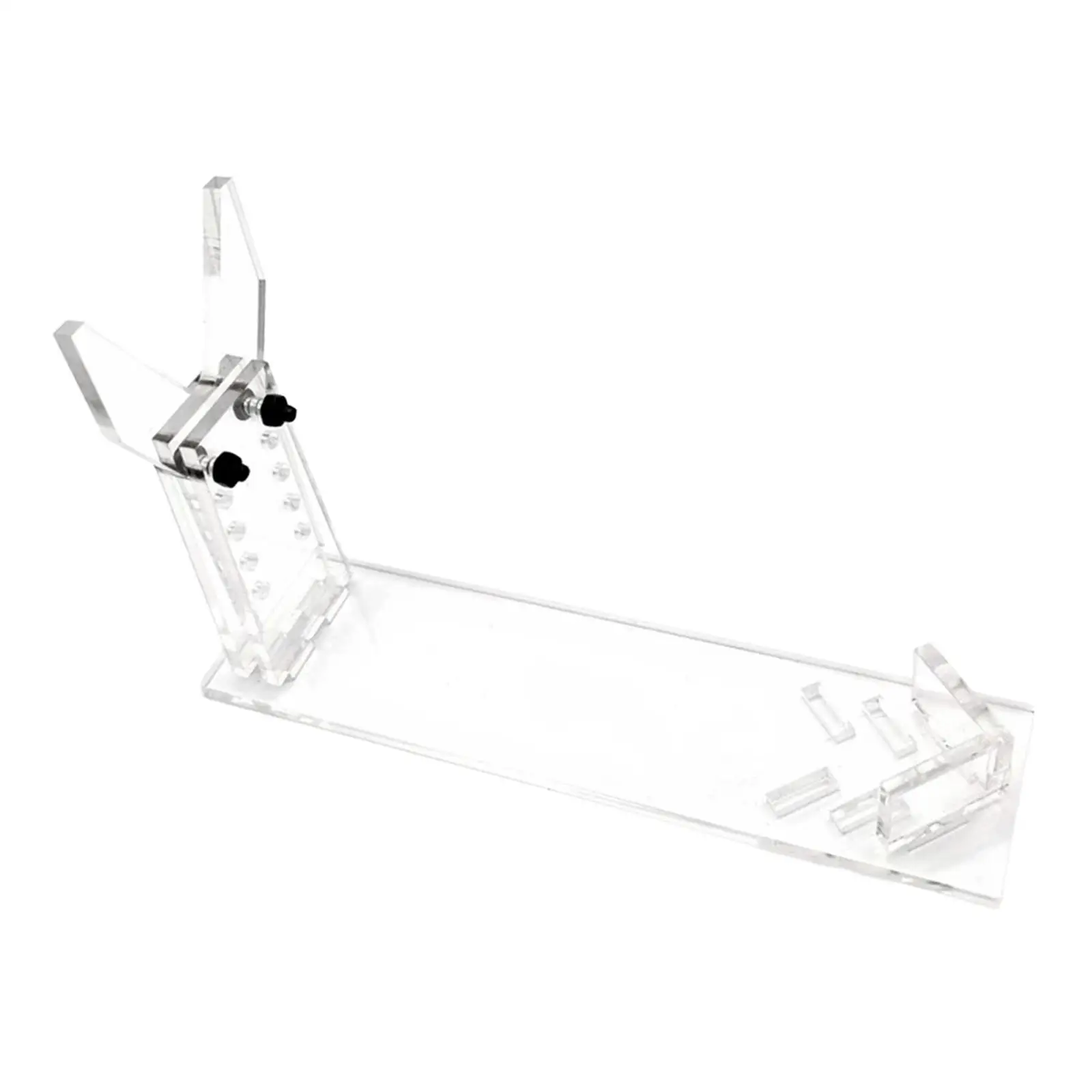 Acrylic Display Stand for Kids Toy Collection Adjustable Vertical Rack Countertop Holder for Living Room Display