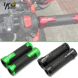 For KAWASAKI ER-6N ER-6F ER6 F N er6f er6n 2006-2023 Motorcycle Accessories Non Slip Handlebar Grips Throttle CNC Hand Bar Grips