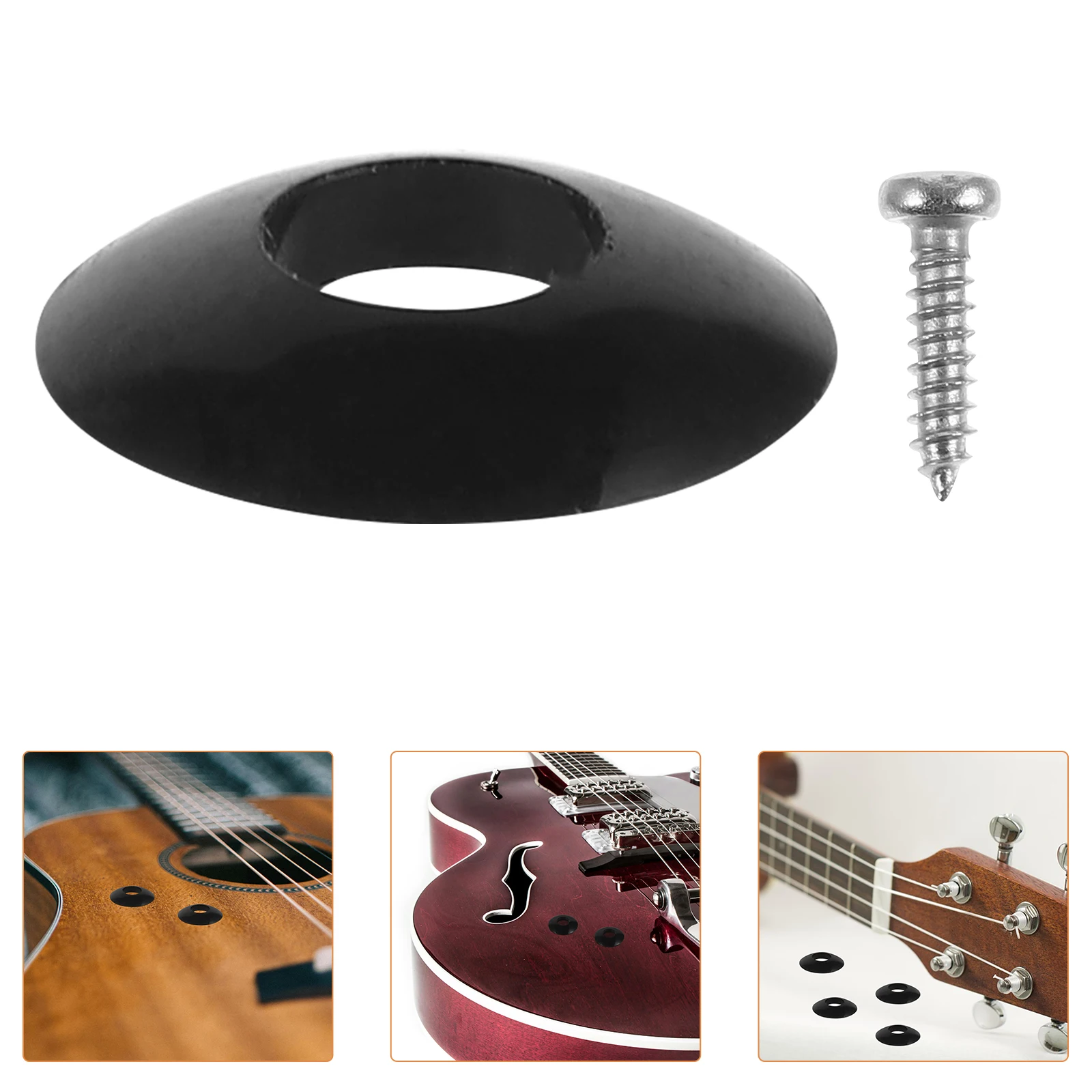 

1 set 1 Set Of Small Portable Tuning Peg Gasket Professional Tuner Washers With Screws Guitar Tuning Accessories Tuner Spacer
