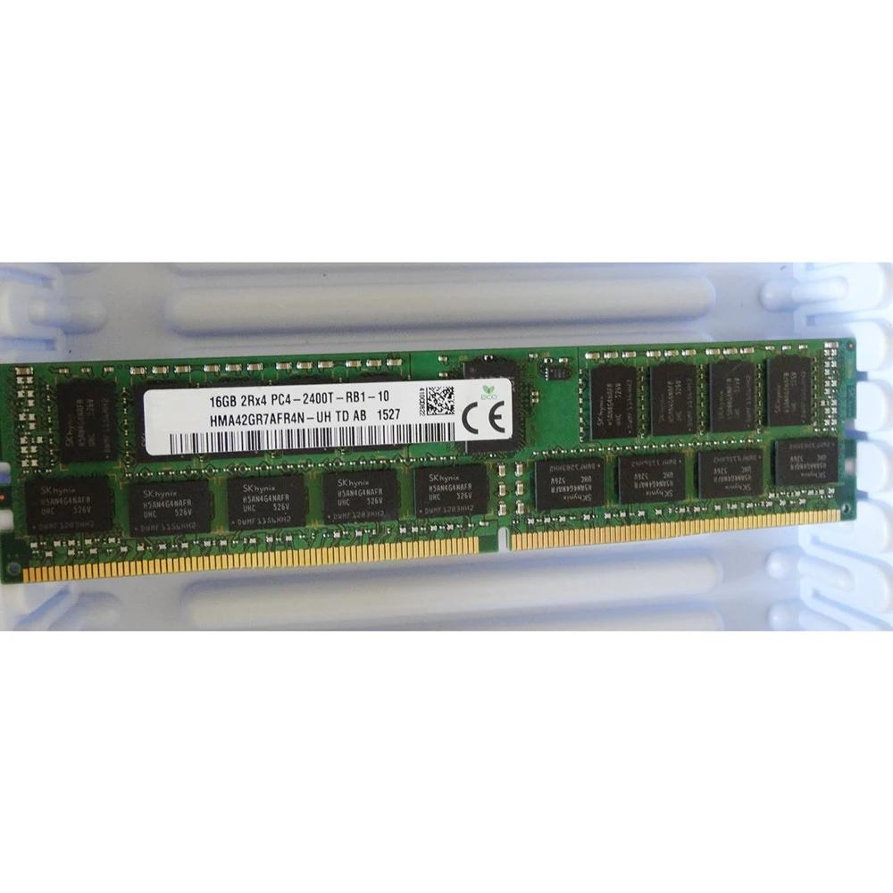 1 قطعة 16GB 16G 2RX4 2400T REG ECC 16GB DDR4 2400 RAM لذاكرة SK Hynix