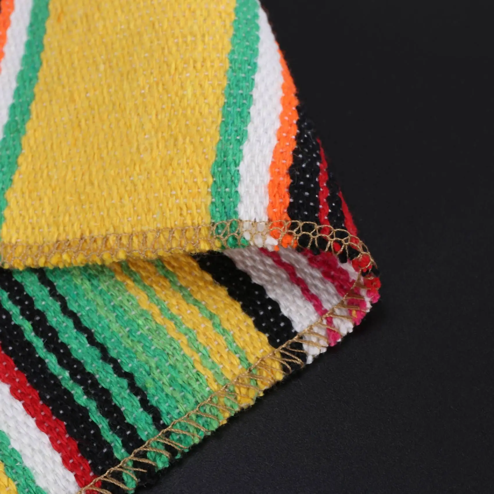 A04G-2X Mexican Table Place Mats,Mexican Assorted Placemats Mexican Party Wedding, Fringe Blanket Table Runner 12 X 16 Inch