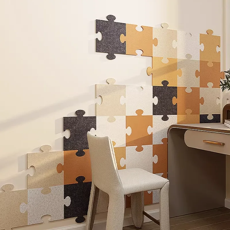 Wall Decoration High-end Feel Soft Packaging Anti-dirt Felt Wall Stickers Background Walls 3d Stereoscopic Anti-ugliness Tools