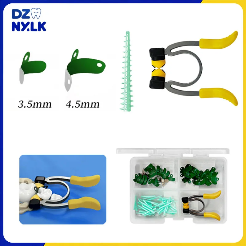 

Стоматологические матричные ленты с антипригарным покрытием PTFEA, зажимное кольцо NITI R8, секционная контурная матричная система, стоматологический адаптивный клиновой материал