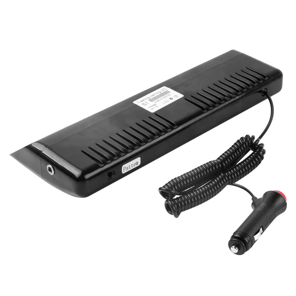S1 Strobe Flash Light Dashboard Emergency Light Car LED Red/Blue Amber/White Signal Viper  Flashing windshield Warning Light 12v