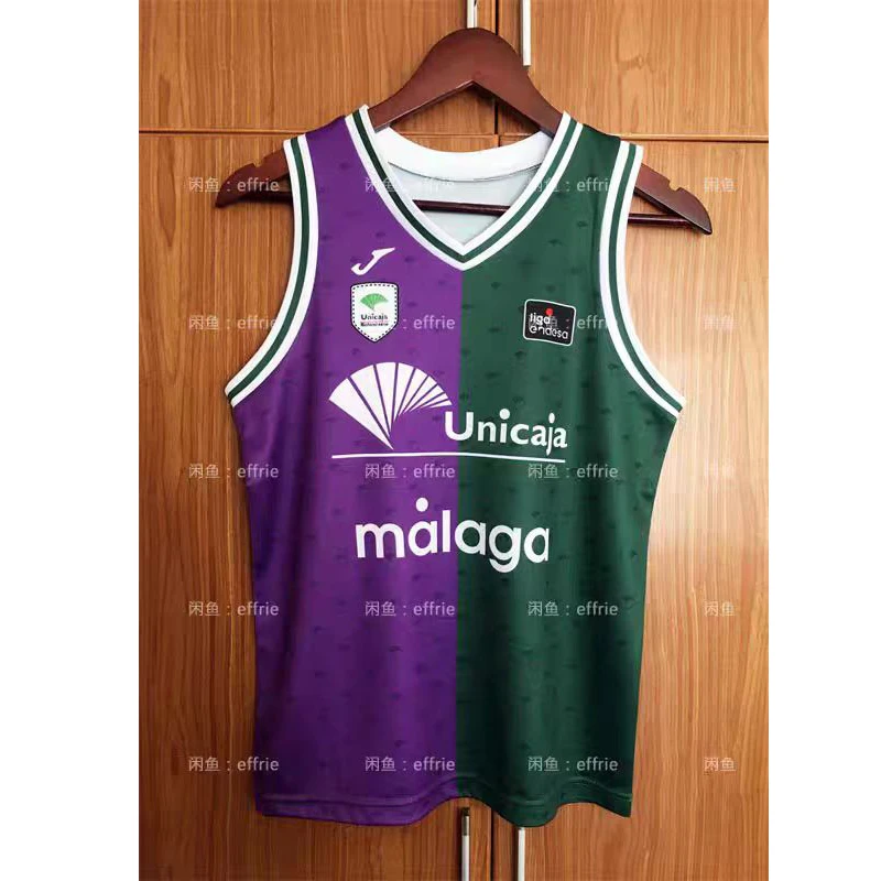 3D Printed MALAGA Basketball Sleeveless T-shirt Top, Sports Gym Training Jogging Clothes, Breathable Top for Men and Women