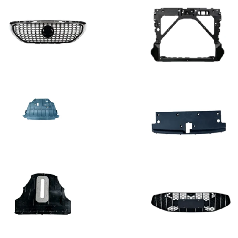 Radiator grille assembly, front module assembly, engine lower shield, radiator grille upper bracket, radiator upper shield, engi