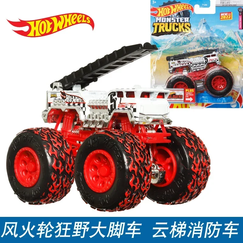 Original Hot Wheels Car Moster Trucks Diecast 1:64 Volkswagen Shark Bone Shaker Anime Figure Metal Vehicle Kids Toys Boys Gift