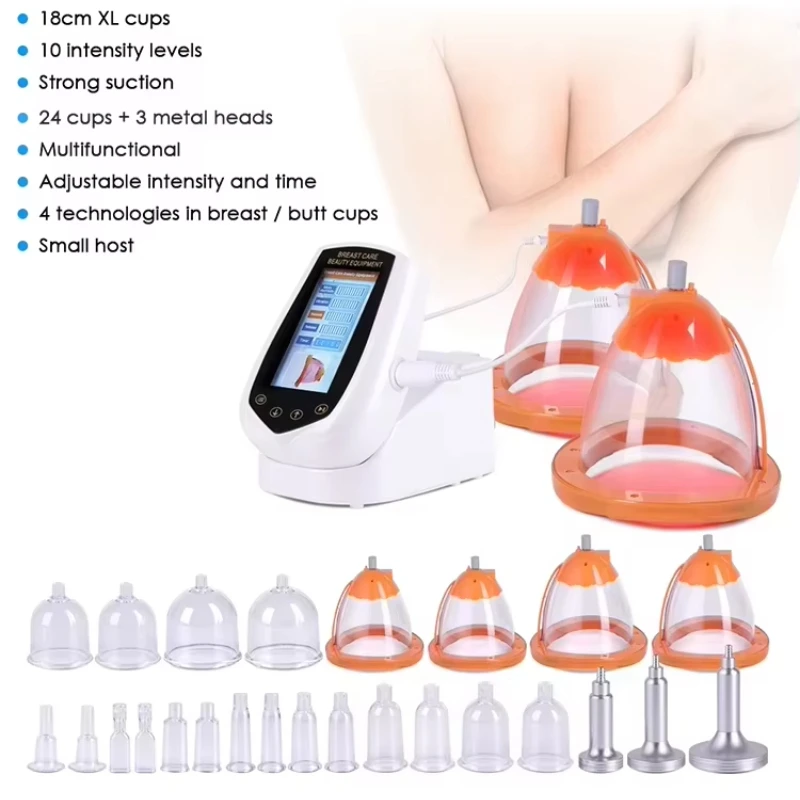 

salon Home Use Electrical Vacuum Suction Cuping Therapy Buttock Lifting Breast Enlargement Machine