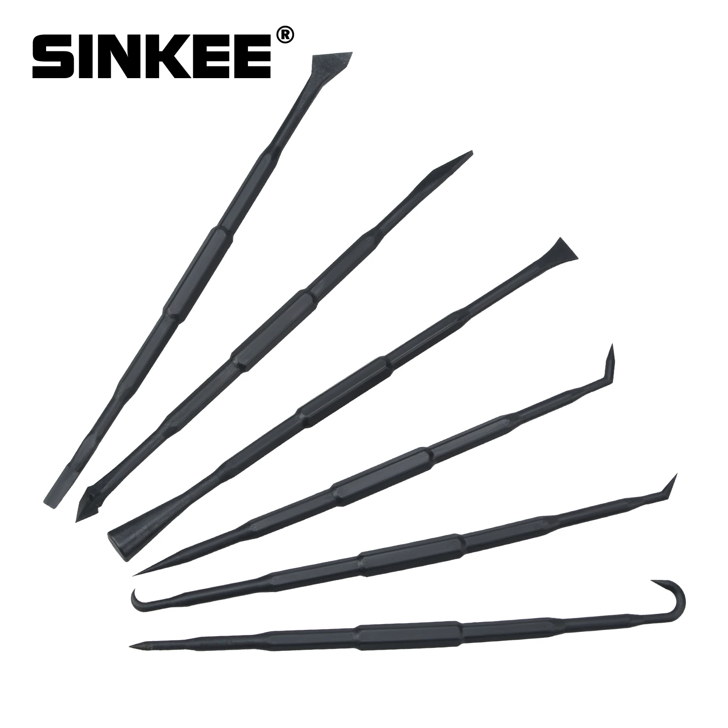 

3/6pcs Non-Marring Pick and Prybar Set Automotive and Electronics Applications Protects Fasteners Tool