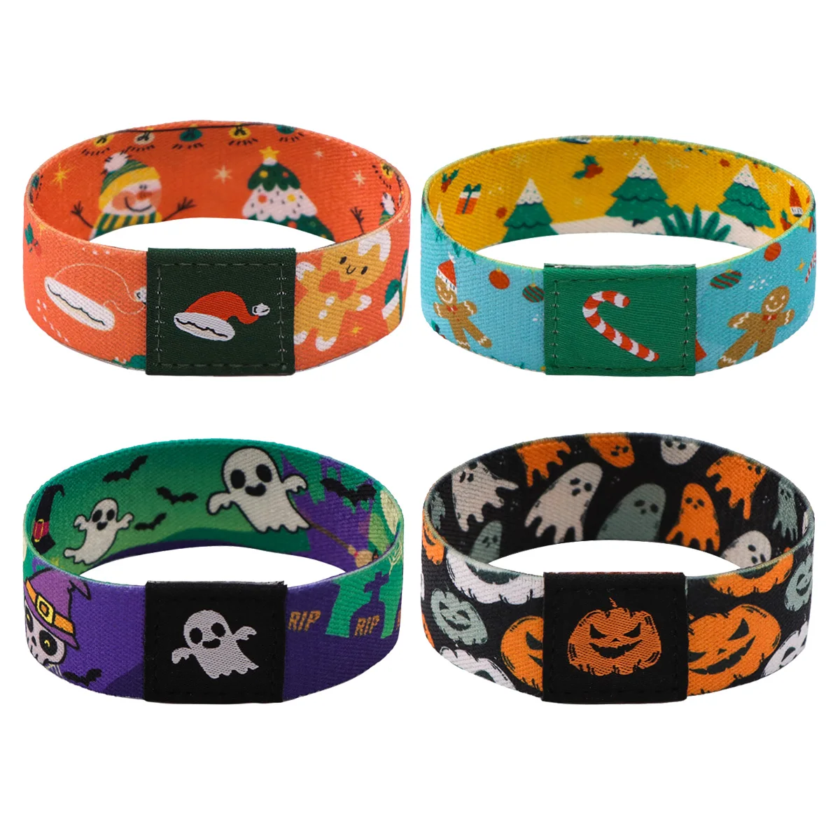 

Festival Series Bracelets For Men Women Halloween Stretch Wristband Christmas Bracelets & Bangles Fashion Accessories Wrist Gift