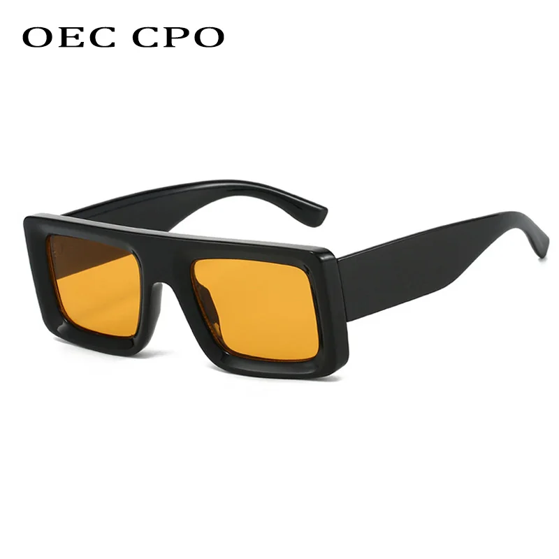

OEC CPO Fashion Square Sunglasses Women Men Brand Designer Multicolored Shades UV400 Retro Sun Glasses Female Outdoor Eyewear