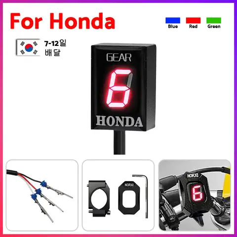 혼다 CBR600RR CBR650F CB600F 호넷 NC750X CB500F CB500X CB400X CB400SF 오토바이 6 레벨 용 기어 표시기 디스플레이 미터