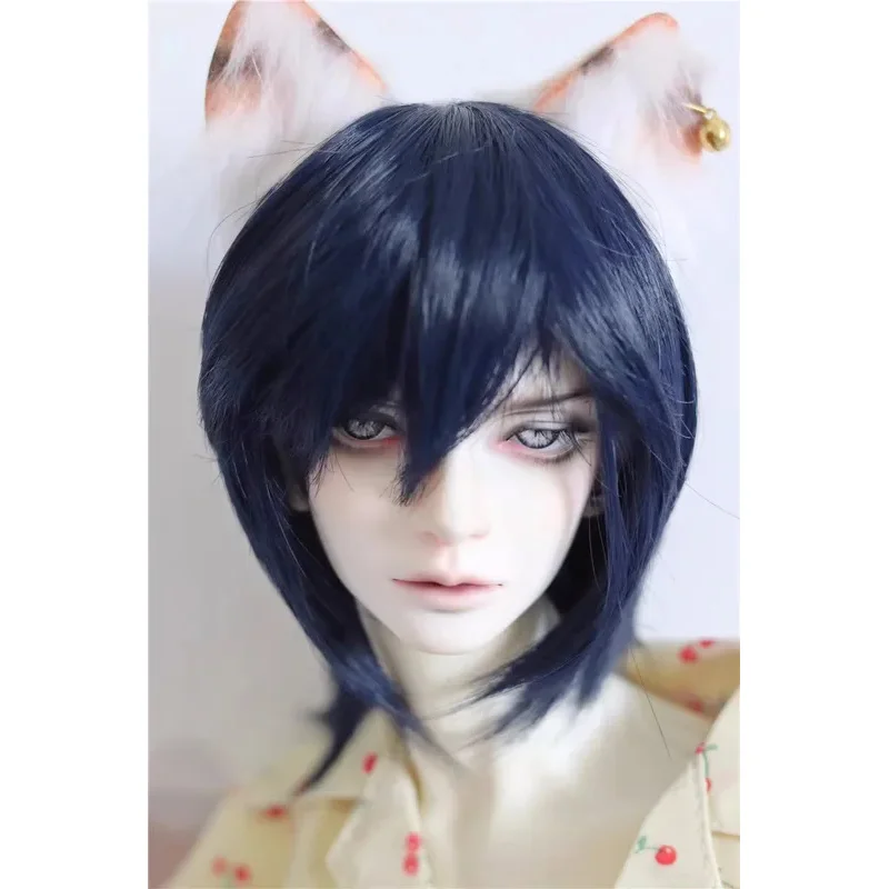 

BJD doll wig suitable for 1/3 1/4 1/6 size daily easy wear shoulder length hair high temperature silk doll accessories