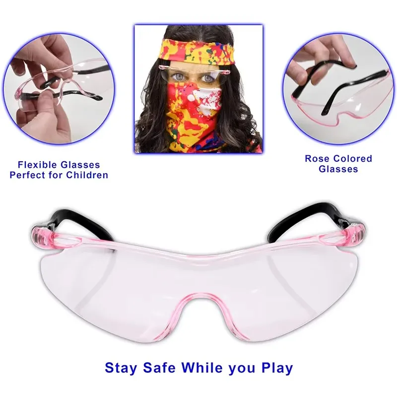 Zivconcing kit de colete tático infantil para armas nerf n-strike elite para meninos e meninas brinquedos de arma rosa-nerf da boutique de presente