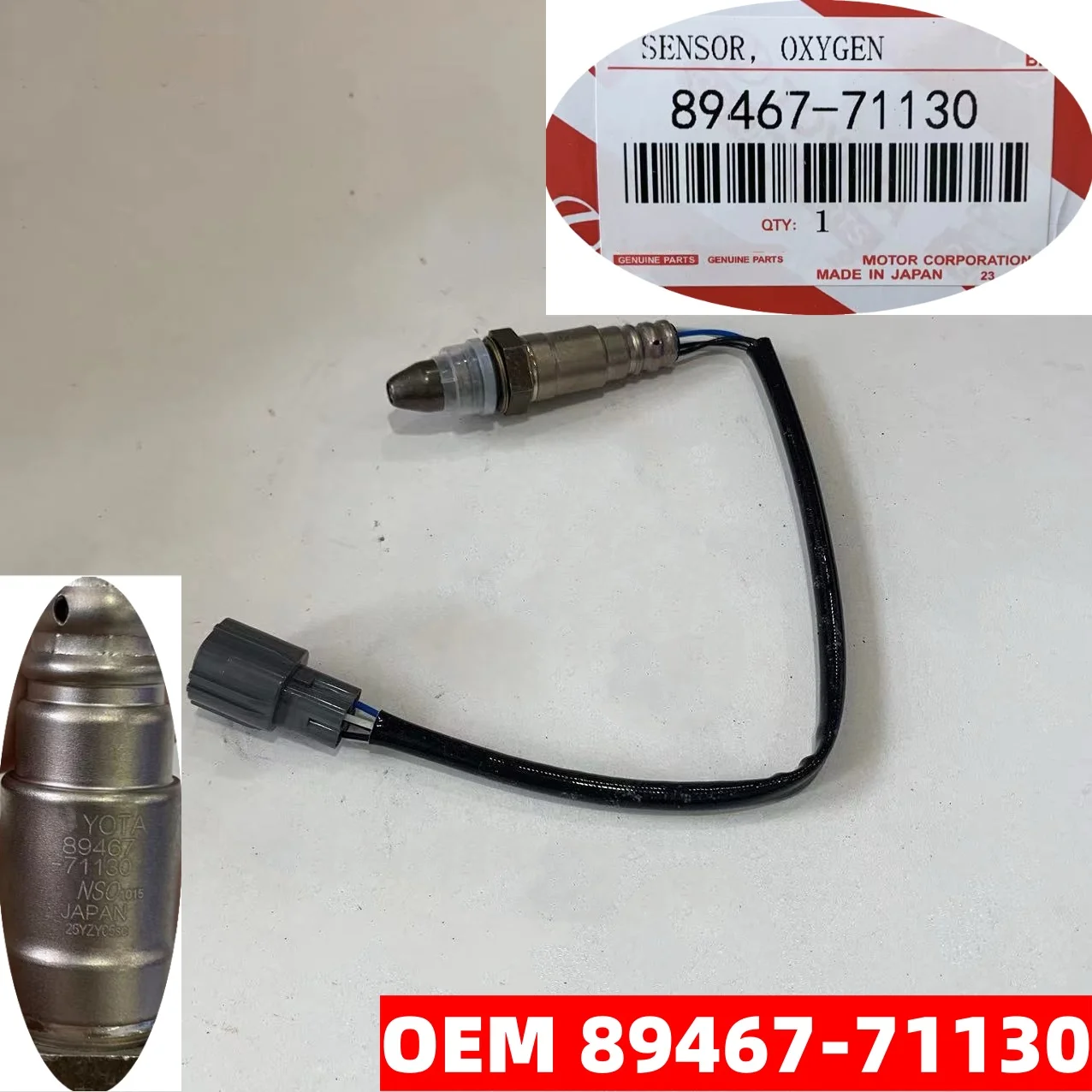 

OEM 89467-71130 For Toyota Hilux automotive parts high-quality oxygen sensor 8946771130 89467 71130