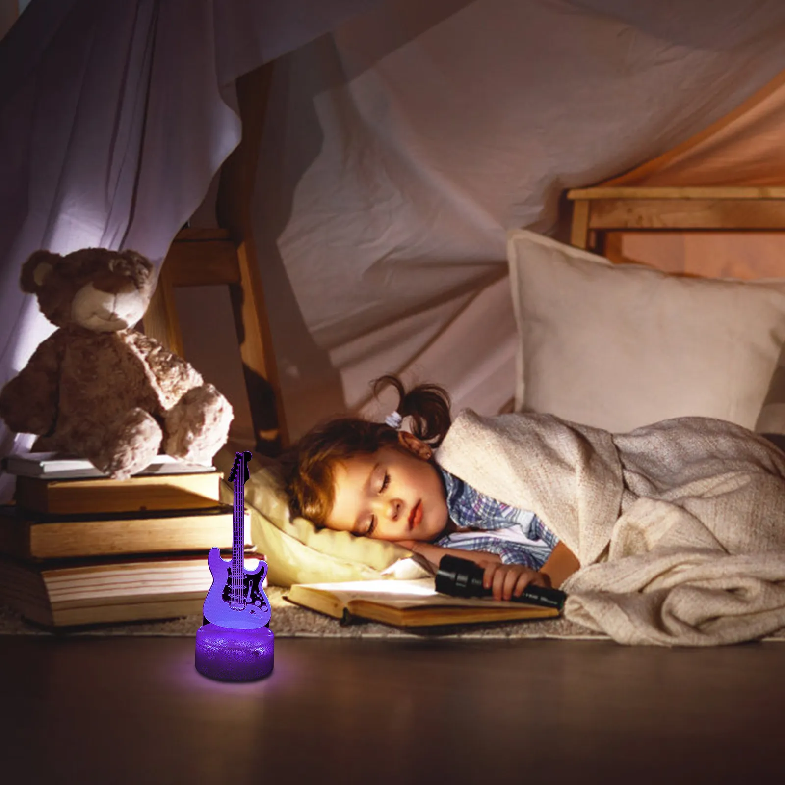 

Набор из 3D-светильников-ночников: настольная лампа с теплым белым светодиодом, декоративный светильник для стола, прикроватной тумбочки, кофейного столика, атмосферная лампа для дома и интерьера