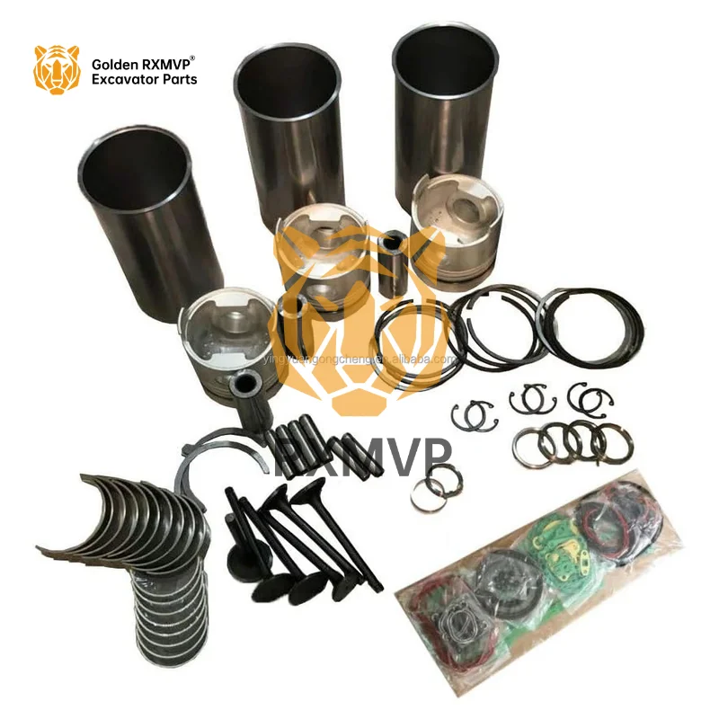 3TNE84T 3TNE84 3D84E 3D84N Overhaul Rebuild Kit for Komatsu Engine Parts