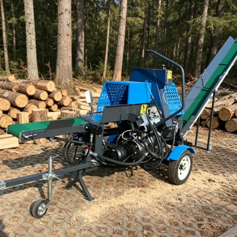 Low Maintenance Hydraulic Wood Splitter Few Wearing Parts Firewood Splitting Machine Reduce Long Term Service Cost